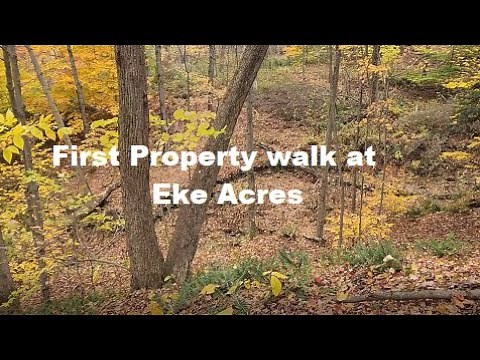 First Property walk at Eke Acres (There's more land than we walked)
