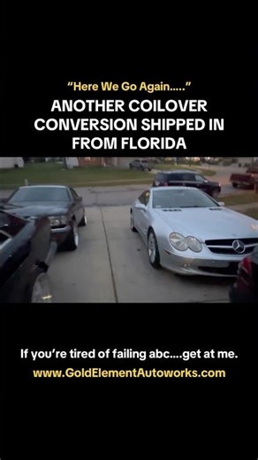 If you’re tired of failing Active Body Control suspension…..hit me up. I gotcha!😉 #mercedes #r230