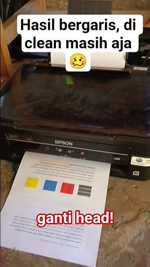 Replace the Epson printer head #epson #printerservice #printerhead