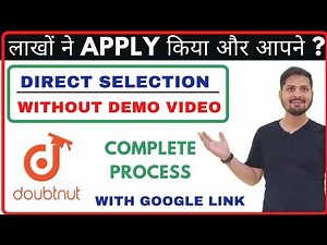 Become a teacher in Doubtnut | Selection Process in Doubtnut | #doubtnut