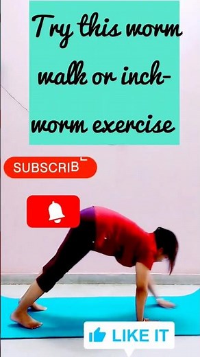 Inchworm exercise benefits||How to do Inchworm or worm walk exercise step by step?||