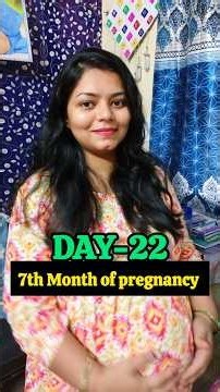 7th Month Pregnancy Day 22🤰💝 #minivlog #shorts #pregnancyvlog
