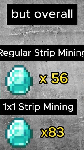 The BEST way to strip mine in Minecraft