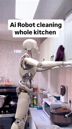 Thinq Tek on Instagram: "AI robots clean your entire home—vacuuming, mopping, and tidying every corner without human effort. 🤖🏠 #airobot #smarthome #homecleaning #futuretech #explore"