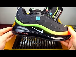 NIKE AIR MX 720-818 WORLDWIDE PACK BLACK GREEN vs Shredder | crushing metal | Satisfying ASMR video!