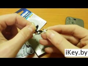 How to change the battery in a Renault key fob Laguna2, Espace, Velsatis