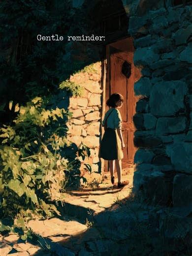 A gentle reminder for anyone who needs it today