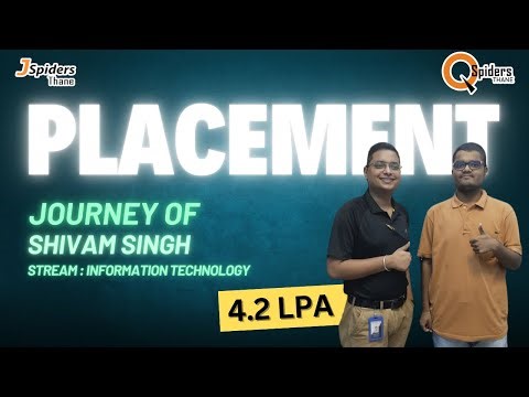 From Zero to Offer Letter | Placement Success Story | JSPIDERS THANE