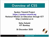 Overview of CSS in English