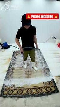 This Carpet Looked Hopeless At First #cleaningasmr #rugwashing #asmrcleaning #reels #ai #aiart #iran