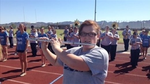 Local marching band prepares for Macy's Day Parade in New York