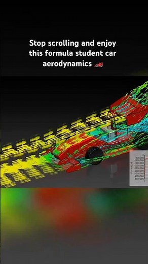 Simulation projects we live for! 🤩🏎️#simulation #aerodynamics