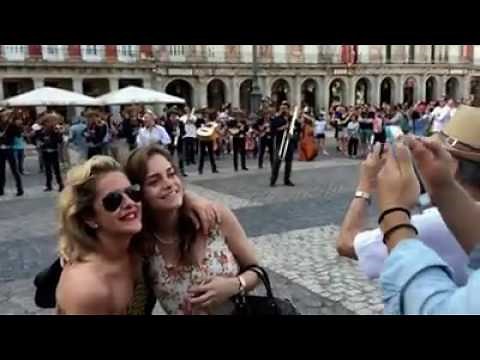 Flashmob Madrid Mariachi play Huapango de Moncayo