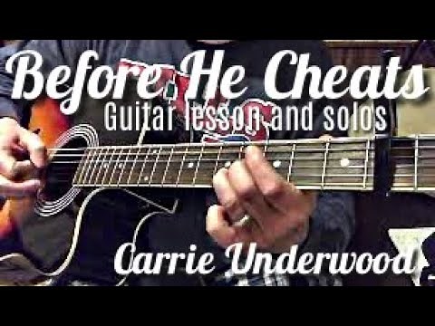 Before he cheats guitar lesson