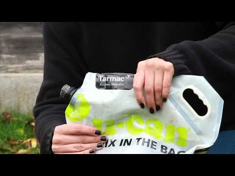 How to mix concrete // U-CAN Mix in the Bag Concrete