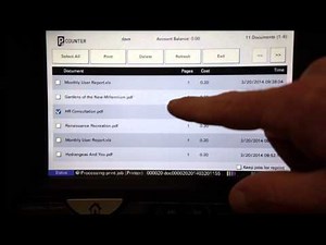 Pcounter for Kyocera - Print Release Workflow
