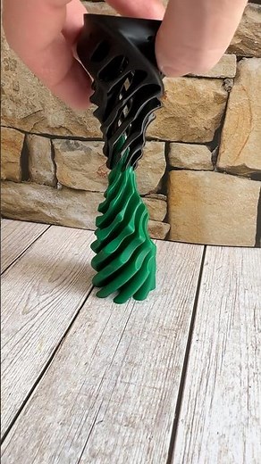 3D Printer Printed Amazing Spiral Cone Fidget Antistress ASMR