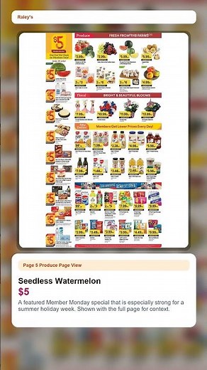 Raley's Weekly Ad (6/24/26 - 6/30/26) Top 5 Deals #shorts