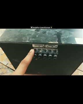 isolation transformer use? 🤔