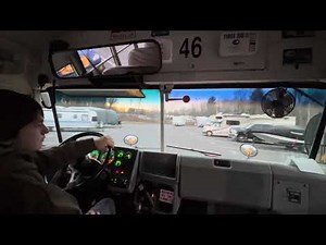 Short Drive Around The Lot In Bus 46 With ‪@uAKING2006‬