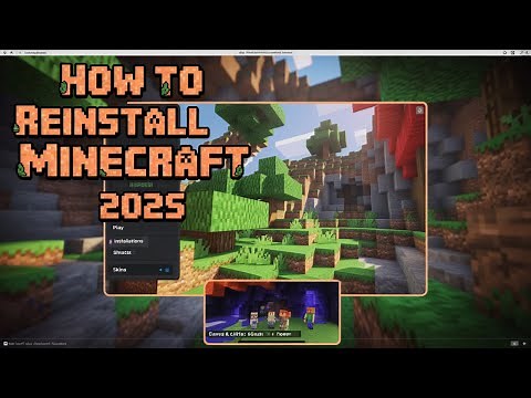 How To Reinstall Minecraft Fast and Easy! 2025