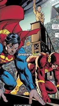 Superman runs against Flash...