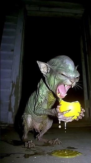 alien cat #creature #animals