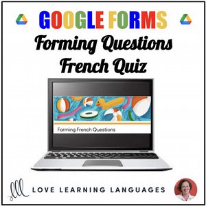French Questions - Google Forms Quiz Exercise Worksheet