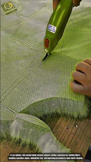How Electric Hot Knife Glides Fabric Foam Into Clean Edge Cuts