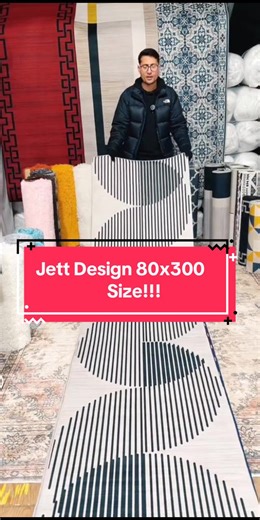 Stylish Jet Design Kitchen Runner on Discount