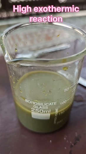 Highly exothermic single displacement reaction #experiment #science #shorts #education #school