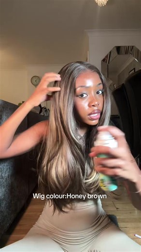 Glueless Synthetic Lace Front Wig Review - Honey Brown