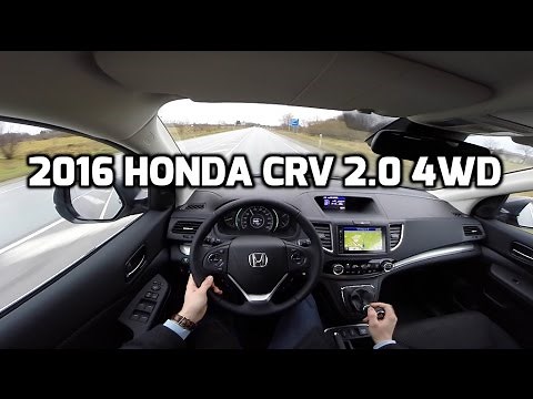 2016 Honda CRV 2.0 4WD POV test drive and review