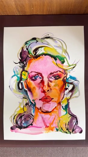 Fan Art Friday featuring an incredible ink portrait of Debbie Harry by Albina Ayhan. 🎨