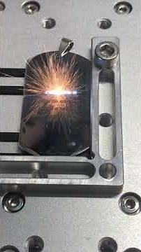 Laser Engraving a Stainless Steel Dog Tag