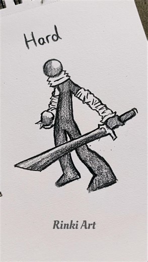 How to draw a stickman body tutorial ✨ (easy to hard)#drawing #stickman #howtodraw #shorts