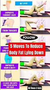 6 Easy Floor Exercises for a Stronger Core, Hips & Glutes 🔥part.23 #weightloss