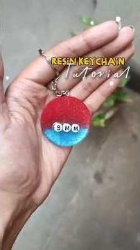 DIY Resin Keychain for Boys | 9mm PUBG Theme Keychain for Men