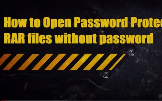 不需要解压密码也能解压RAR或ZIP文件，亲测有效！！！