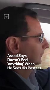 “An exclusive video obtained by Al Arabiya and Al Hadath shows Luna al-Shibl sitting beside Bashar al-Assad, joking with him as he drives a car: ‘What do you feel when you see your pictures in the streets?’ Assad responds, laughing: ‘Honestly, I don’t feel anything… my eyes don’t see them, and neither does my mind.’ #Syria #Assad | Al Arabiya English