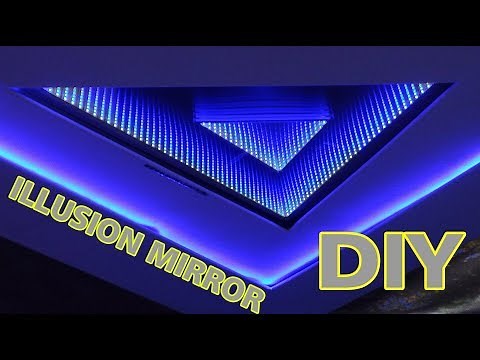 How to Make an Infinity Mirror LED Display | Futuristic Wall Art for Any Room