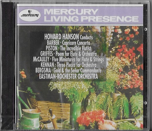 Howard Hanson Conducting The Eastman-Rochester Orchestra - Howard Hanson Conducts Barber, Piston, Griffes & Others