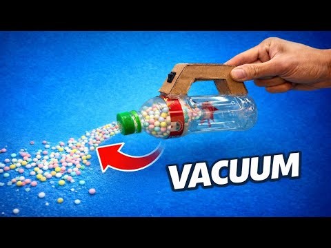 Never Buy a Vacuum Cleaner Again! DIY Mini Vacuum Cleaner from Trash That Actually Works