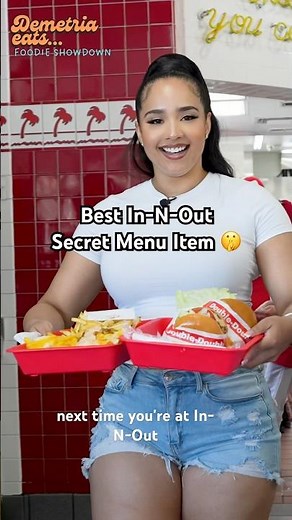 The BEST Secret Menu Item at In-N-Out 🍔 #shorts #foodie #fastfood