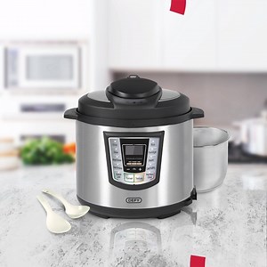 Take that pressure for perfection off of your cooking and let our DEFY Pressure Cooker handle it! With the use of superheated steam and unique meal settings, you can now enjoy faster meal prep times with the added benefits of perfect tastes and textures. Go on and discover a whole new level of cooking now: http://bit.ly/DEFYPressureCooker #DEFY #BelieveInBetter | Defy