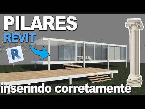 Como inserir e representar PILARES no REVIT corretamente (PASSO A PASSO)
