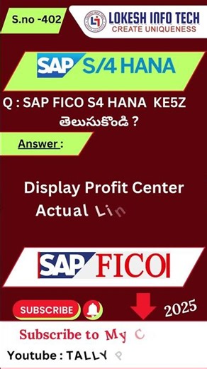 SAP FICO S4 HANA (KE5Z) #sap #sapfico #sapclasses #sapkadapa #saplokesh #learnsap