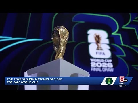 FIFA announces schedule for World Cup matches at Gillette Stadium