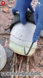 Rubber Cup Release Tool: Clean Mold Separation for Smooth Latex Block Processing #smartfarming