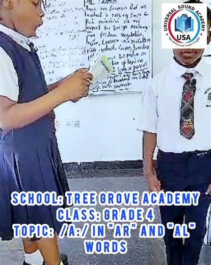 Year 4 pupils worked on the long /a:/ sound as it appears in “ar” and “al” words, paying attention to how spelling changes but the sound stays steady. This kind of practice trains the ear to trust sound, not just letters. #schoolsinabuja #topelocutionfirminnigeria #universalsoundacademy #englishsounds #pronunciationpractice